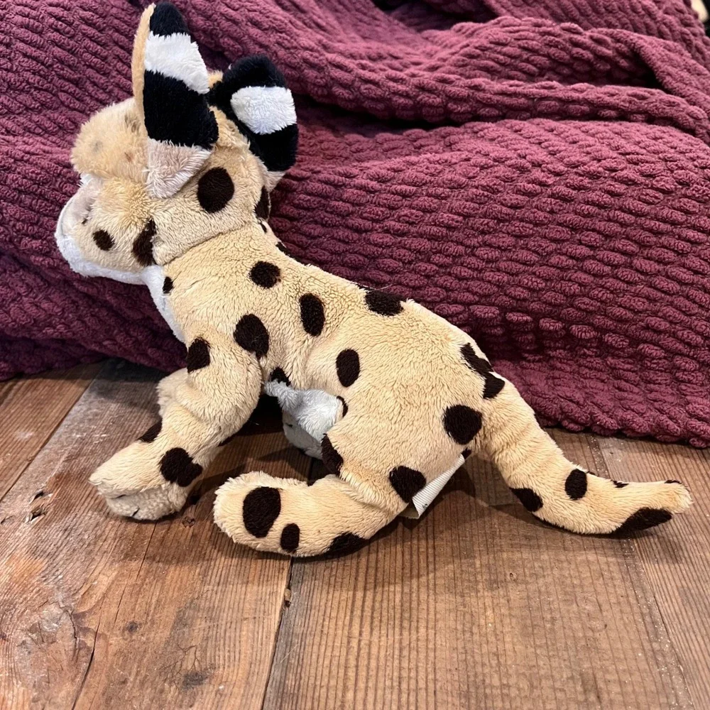 SOS Save Our Space Serval Cub Plush Spotted Stuffed Animal 10 Inch